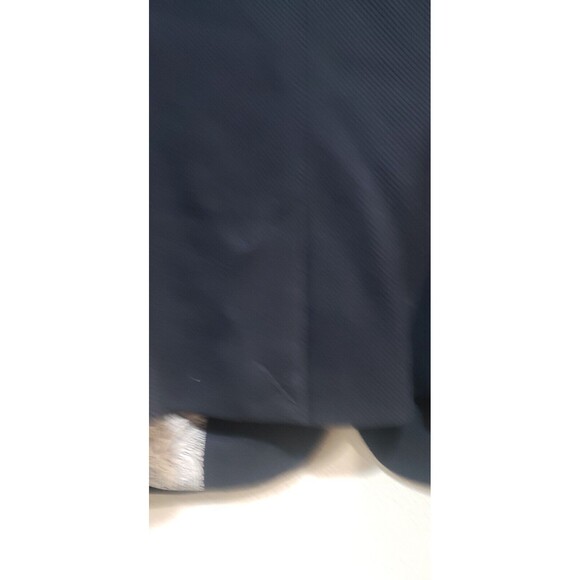 Mercer & Madison Womens Navy Blue Corduroy One Button Blazer Jacket Sz M - Picture 8 of 8